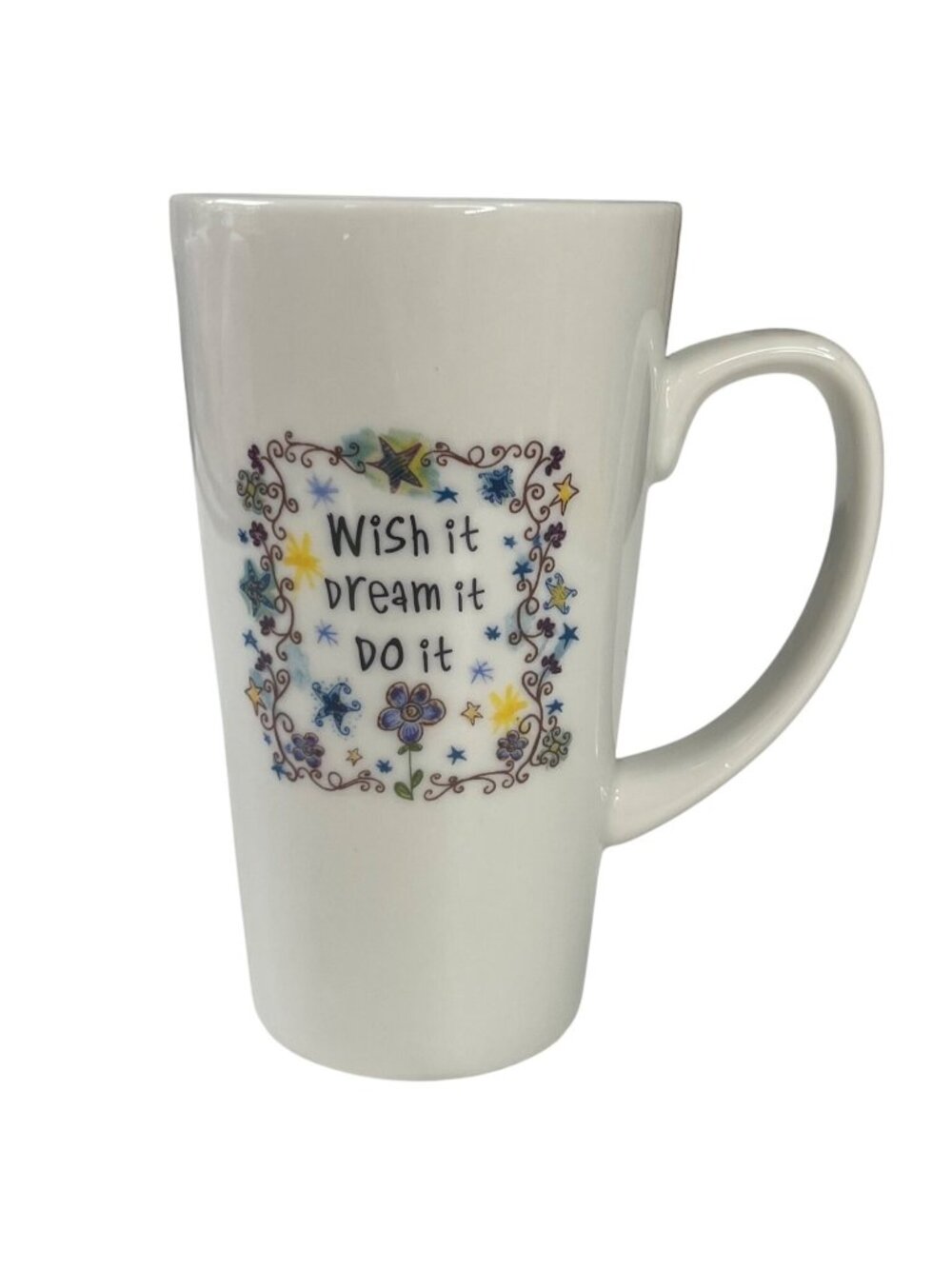 Natural Life Wish It Dream It Do It Mug Tall White